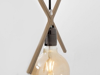 Lampa Wisząca Xlamp 25x25 Złoty