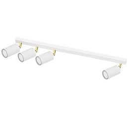 Plafon LARISA 4 Biały/Złoty