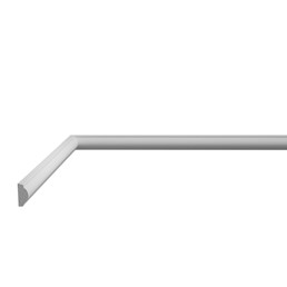 Listwa Naścienna Gładka LPC-58 240 cm Biały