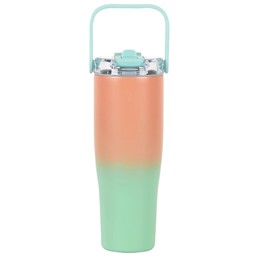 Kubek Termiczny NEW YORK 900 ml Pomarańczowy/Zielony