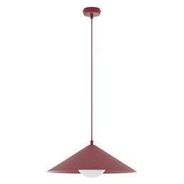Lampa Wisząca MONO 1M Burgundowy/Opal