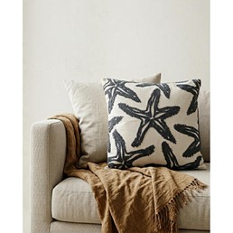 Poduszka Dekoracyjna SHP STARFISH 45x45cm Beż/Szary