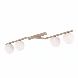 Lampa Sufitowa NATON 4 Beżowy/Opal
