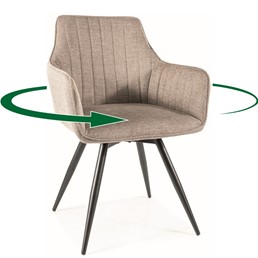 Krzesło BALLO Brego Czarny/Ciemny Szary 18