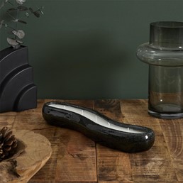 Świeca Ceramiczna Podłużna Czarny