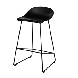 Krzesło Barowe MOLLY High x2 Czarny