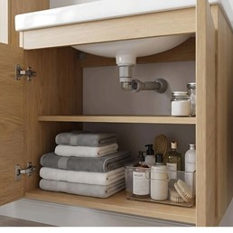 Syfon Umywalkowy z Korkiem Klik-klak FLOW Złoty