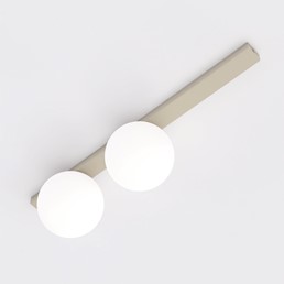 Lampa Sufitowa FIT 2 Beżowy/Opal