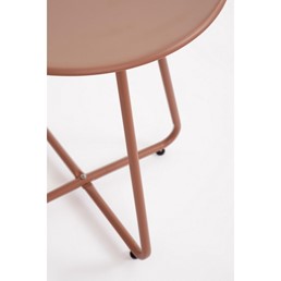 Stolik Ogrodowy JABLE fi45 Czerwony