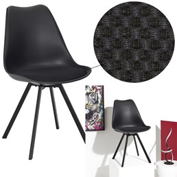 Krzesło ATOM Czarny