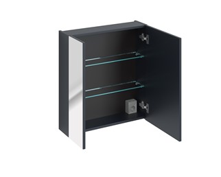 Szafka z Lustrem SANTA FE DEEP BLUE 84-60-B-2D 17x60x65 Granatowy