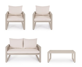 Zestaw Ogrodowych CAPTIVA Beżowy