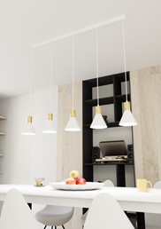 Lampa Wisząca ROSA 5 Biały