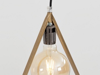 Lampa Wisząca TRIAM Złoty