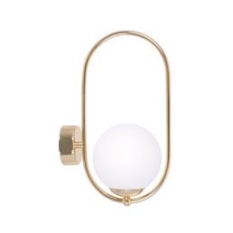 Kinkiet RITUS K-5393 Złoty/Biały