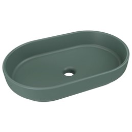 Umywalka Nablatowa RIVER Zielony Mat