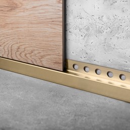 Listwa Brodzikowa Czołowa 120cm Złoty Szczotkowany