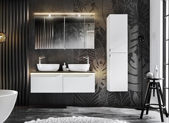 Blat Łazienkowy LEONARDO 120cm Dąb Sherman