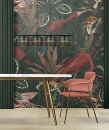 Lampa Wisząca ZIMBO K-5223 Czarny/Złoty