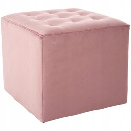 Puf LORI Velvet Antyczny Róż Bluvel 52