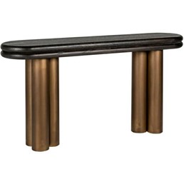 Konsola MACARON Złoty/Naturalny