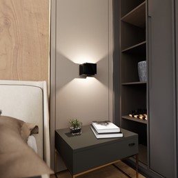 Kinkiet FROST Czarny