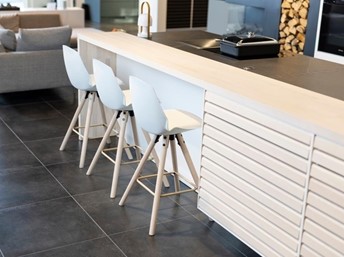 Stołek Barowy OSLO Biały