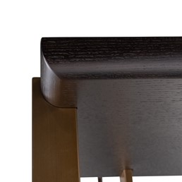 Witryna RIGLEY Grafitowy/Złoty