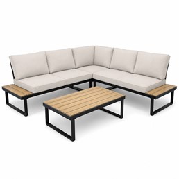 Zestaw Ogrodowy SORRENTO Pro 5-Osobowy Taupe