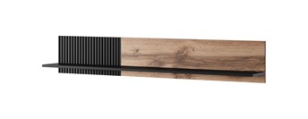 Półka Wisząca Random P-1 20x150x25 Dąb Wotan/Czarny