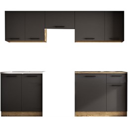 Kuchnia Zestaw DARIA 240 Dąb Craft/Antracyt
