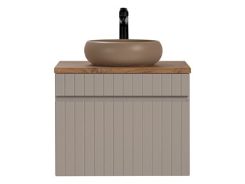 Zestaw ICC B WIKI-MC 60cm (Szafka + Blat+ Umywalka) Kaszmirowy