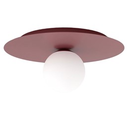 Lampa Sufitowa SOLAR 1 Burgundowy/Biały