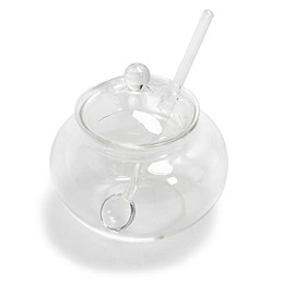Mini Cukiernica z Łyżeczką SHP JAR Transparentny