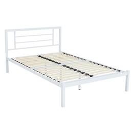 Łóżko Metalowe LM2-FX 120x200 Biały