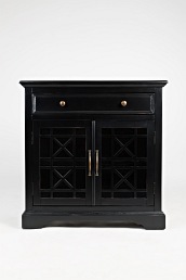 Komoda AV275-32 2D/1S Avola 38x82x82 Czarny