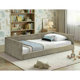 Łóżko LEO Raven 90x180cm Ciemny Beż