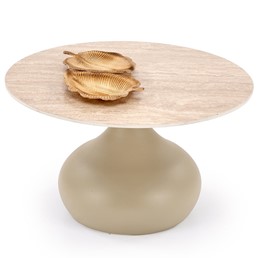 Ława TIMOR 2 fi70 Trawertyn/Kaszmirowy