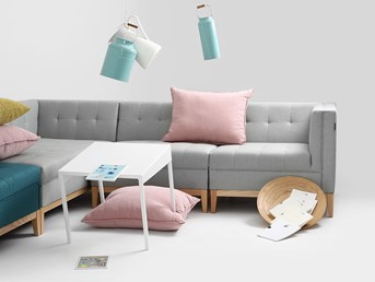 Moduł Sofy by-TOM 156/85 BP Platyna/Naturalny