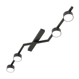 Lampa Sufitowa SKAN 4 Czarny