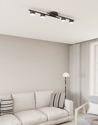 Lampa Sufitowa FRAGMENT 4 Czarny