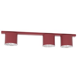 Lampa Sufitowa NANO 3 Burgundowy