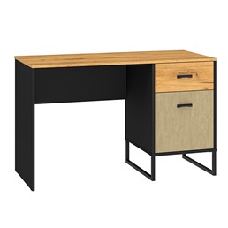 Biurko COLT 07 Dąb Craft Złoty/Czarny