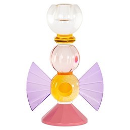 Świecznik LIONY Różowy