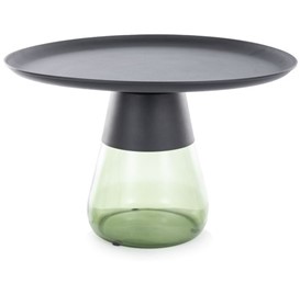 Ława TIFFANY B fi70 Zielony/Czarny Mat