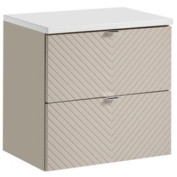 Zestaw Meblowy VIVA 60cm Kaszmirowy Mat/Biały Mat