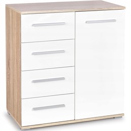 Komoda LIMA KM-2 Dąb Sonoma/Biały