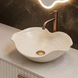 Umywalka Nablatowa HM-02 Ecru