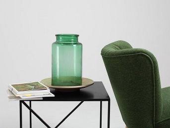 Stolik Memo Metal 50x50x45 Czerwony