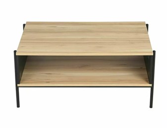 Ława KARINA A 60x90 Dąb/Czarny Mat